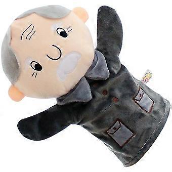Family Puppets Hand Puppet for Playing Grandfather Cloth Toy for Kids