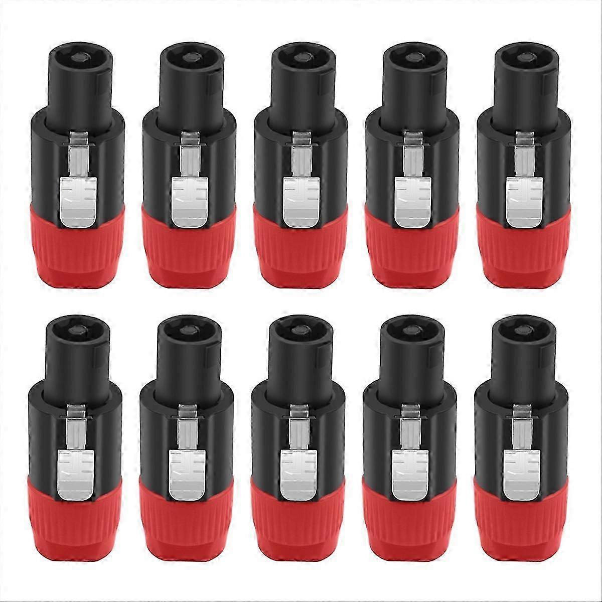 4Pin NL4FC Speaker Connector Ohm Plug Speaker Audio Cable Adapter,B