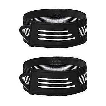 2stk elastisk cykel ankel ben wrap cykling sikkerhed bind bukser bånd ekstra bred strækbar sikker ankelrem til cykling jogging camping løb vandreture