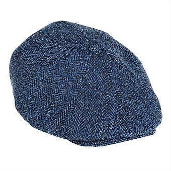 Arran Harris Tweed 8 Piece Cap ZH015 Midnight