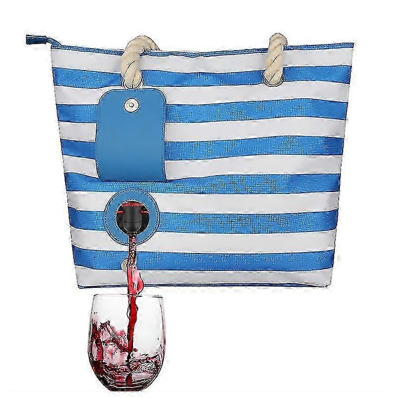 Chill-Ready Canvas Wine Handbag