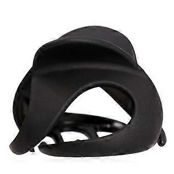R9 Irregular Shape Elastic Hair Claw PS Pure Color Non-Slip Big Hair Clip Hair Styling Accessories