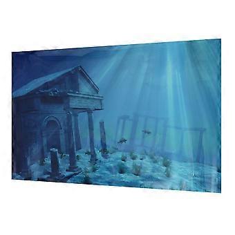 Aquarium-Tapete, Hintergrundaufkleber für dekorative Wände