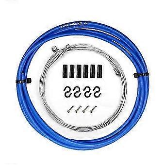 Ensemble de câbles de vélo bleu durable