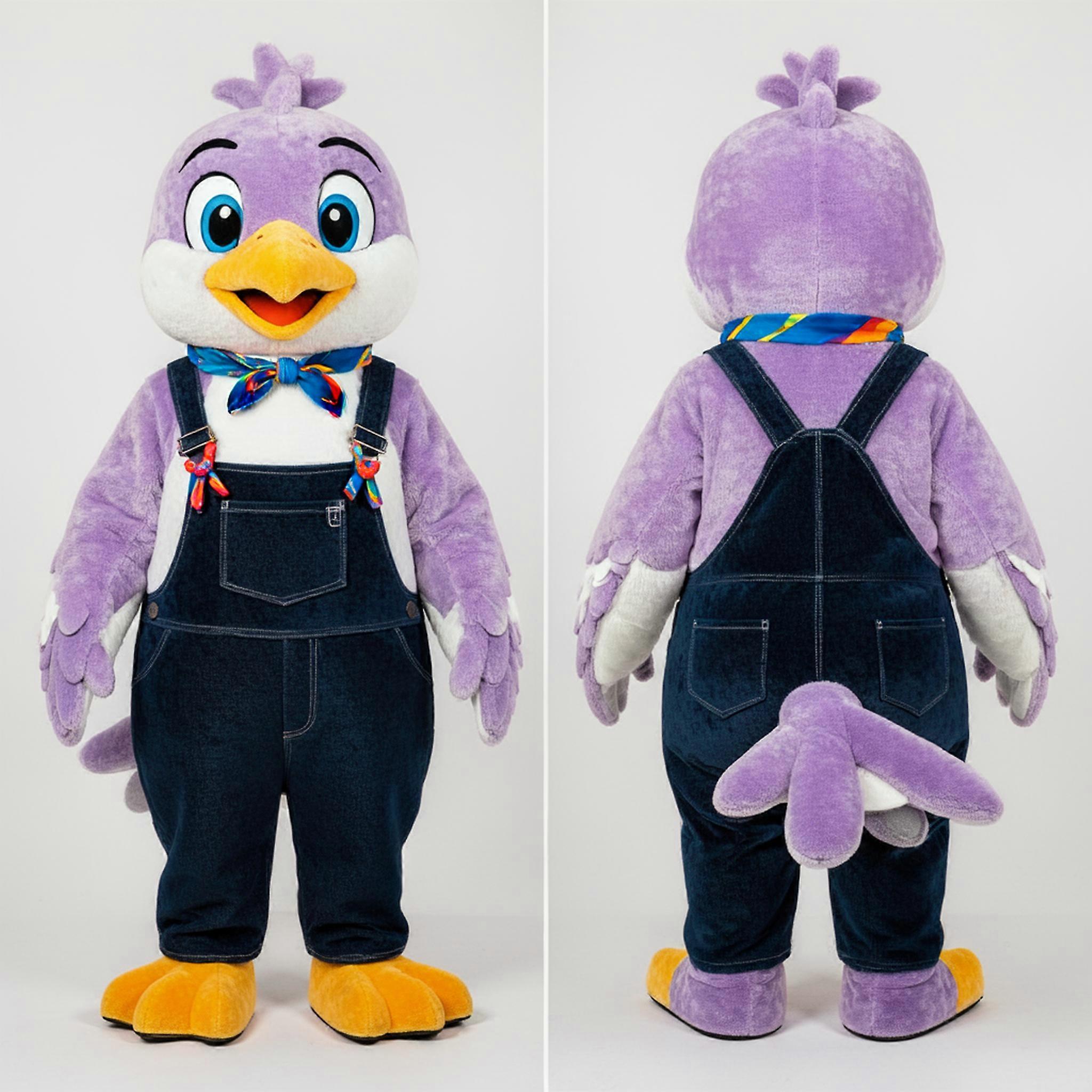 MASTICOT Lavender Plush Gull Mascot