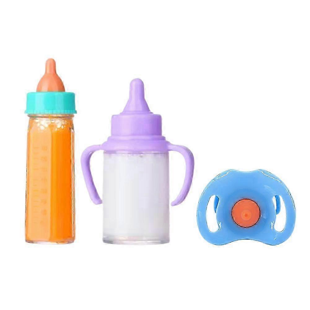 3pc Doll Feeding Set Plastic
