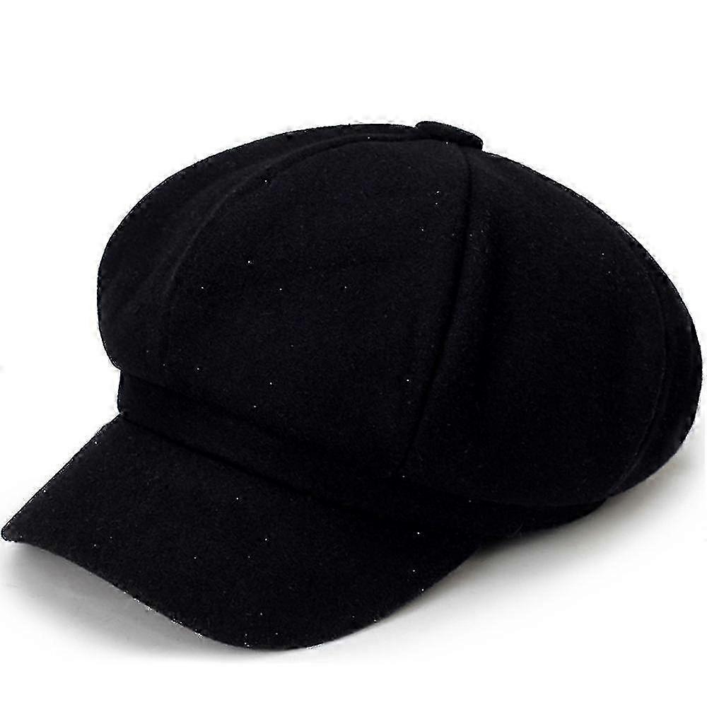 Breathable Wool-Polyester Beret Cap