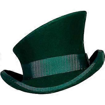 Asymmetric Top Wool Hat With Ear Cover Fashion Ribbon Decorative Unisex For Men And Women Steam Style Punk