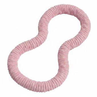 Cushioned Exercise Hoop Spring-Style Exercise Hoop Ribbed Fitness Equipment for