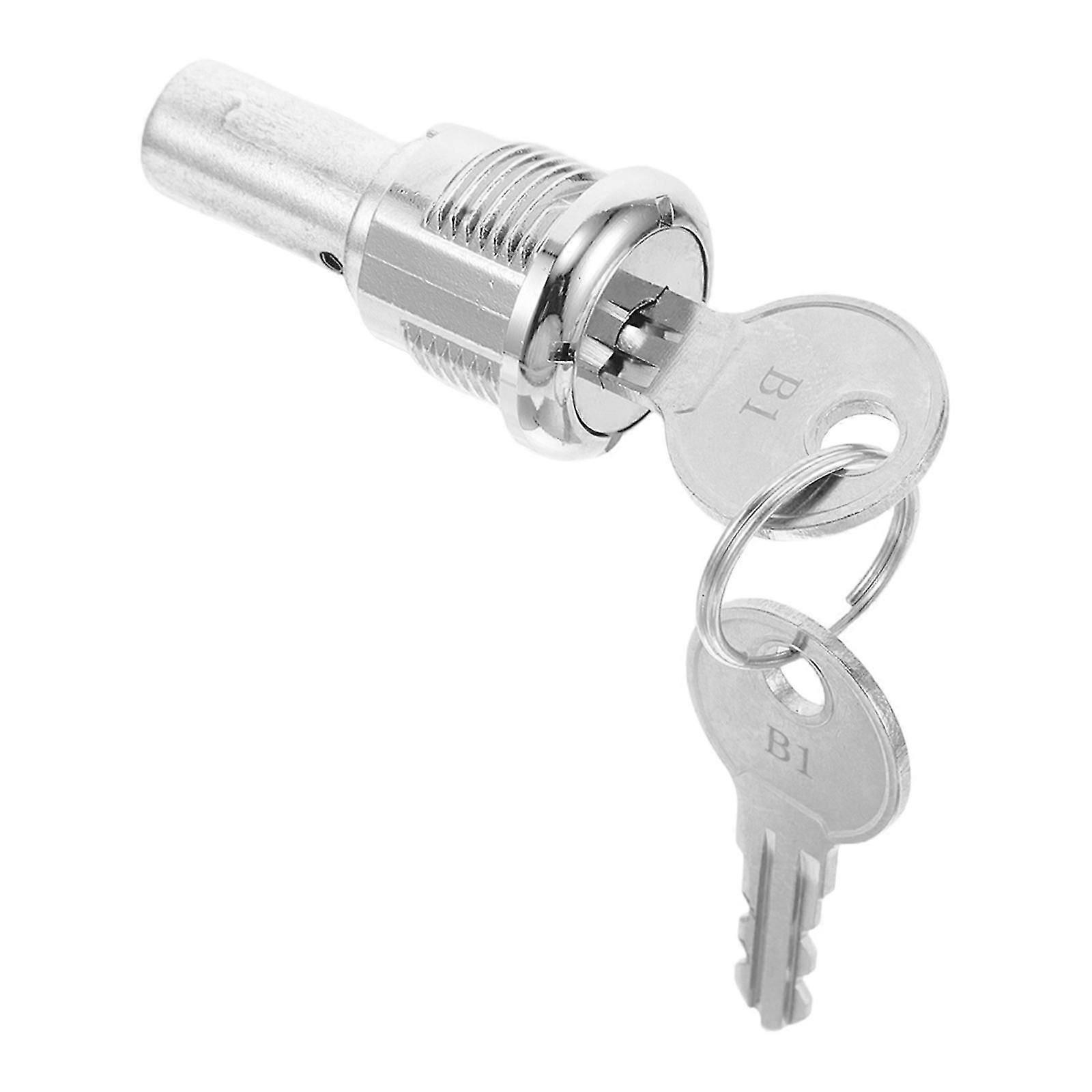 metal lock and key assembly compatible with vending machine replacement
