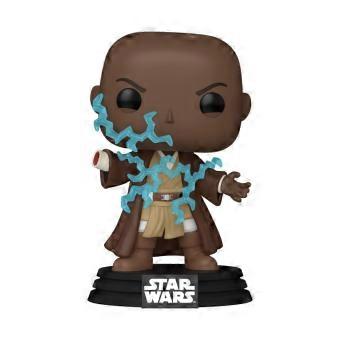 SW Revenge of the Sith Mace Windu Electricity US Glow Pop! Funko Pop Collectible