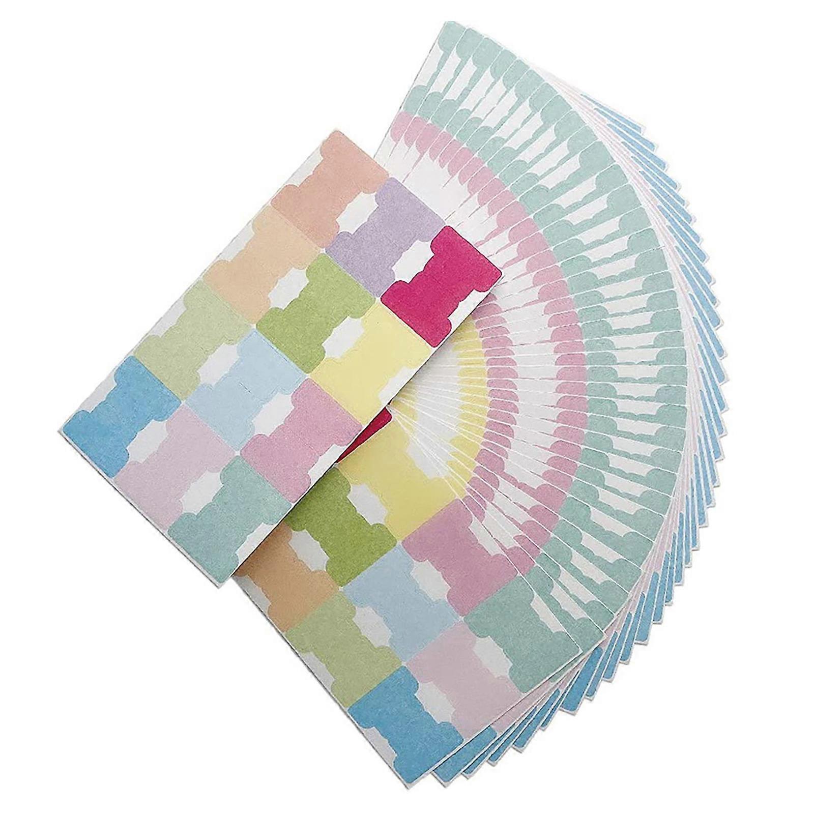 120Pcs Writable Colour-Coded Index Markers