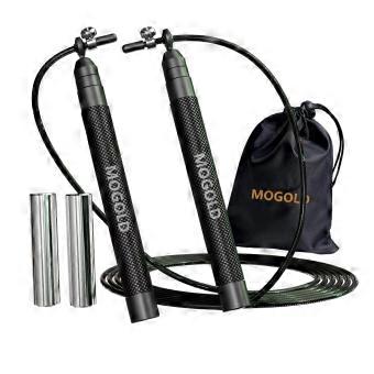 Speed Jump Rope voor boksen Fitness Oefening - Metalen handgrepen met extra gewichten