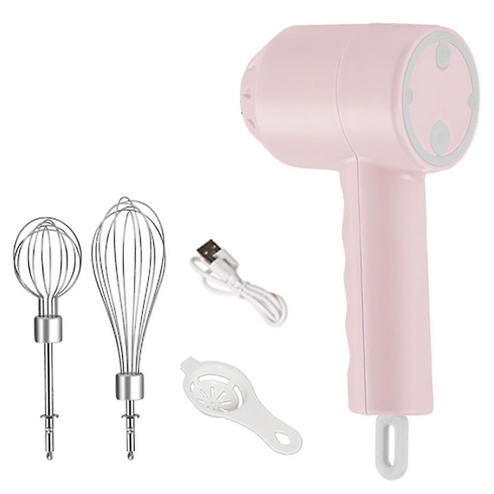 Portable Electric Cordless Handheld Mixer,3-speed Adjustable