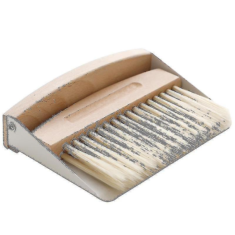 -table Brush Set Mini Dpan and Metal Brush Set Dining Table Crumb Sweeper, S Dpan and Table Brush, 1