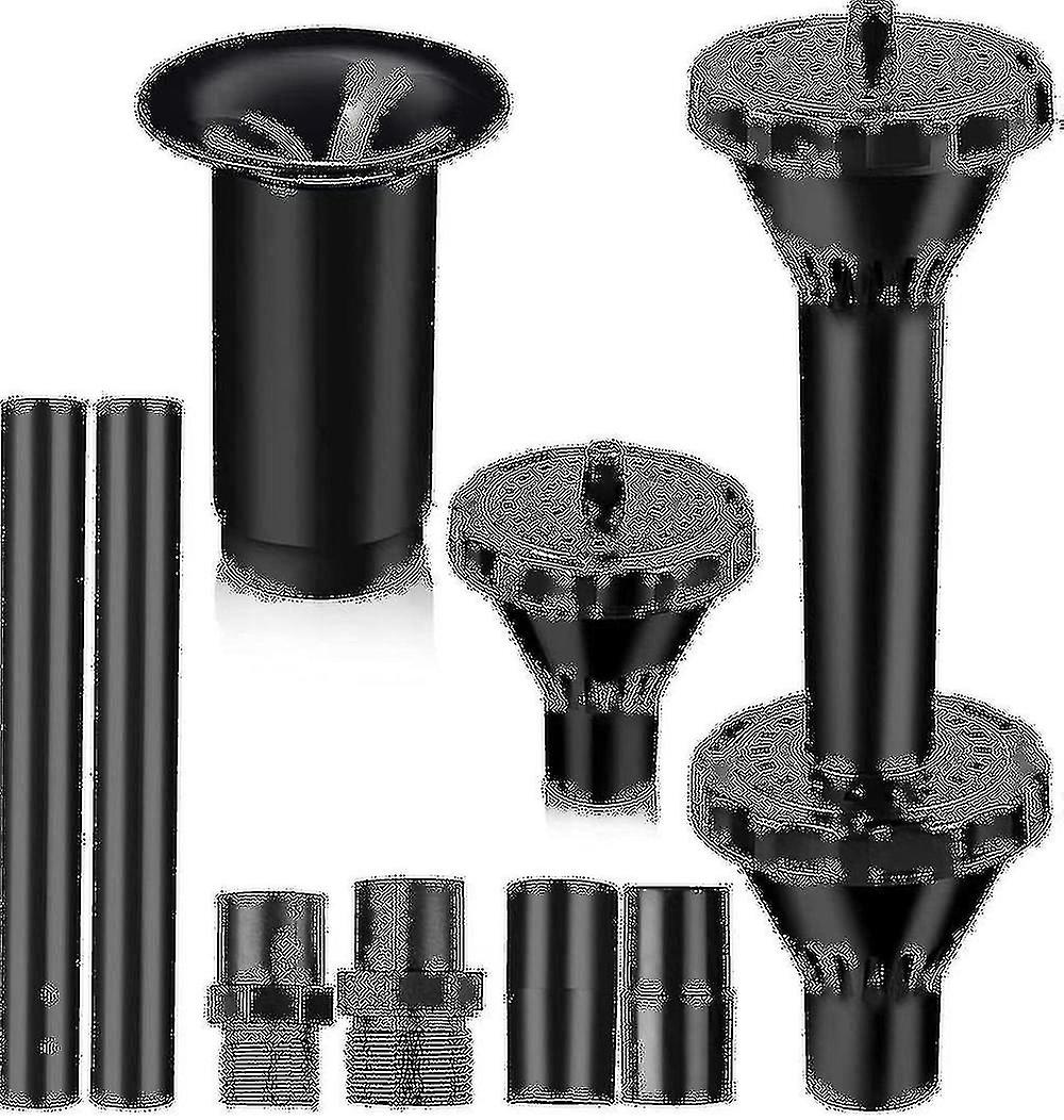 Fountain Nozzle Kit Plastic Fountain Water Spray Heads For Small Ponds In 3 Fountain Patterns: Blossom, Mushroom And Two-tier Patterns ( Size L