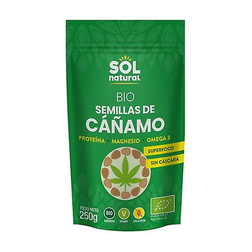 Organic peeled hemp seeds 250 g