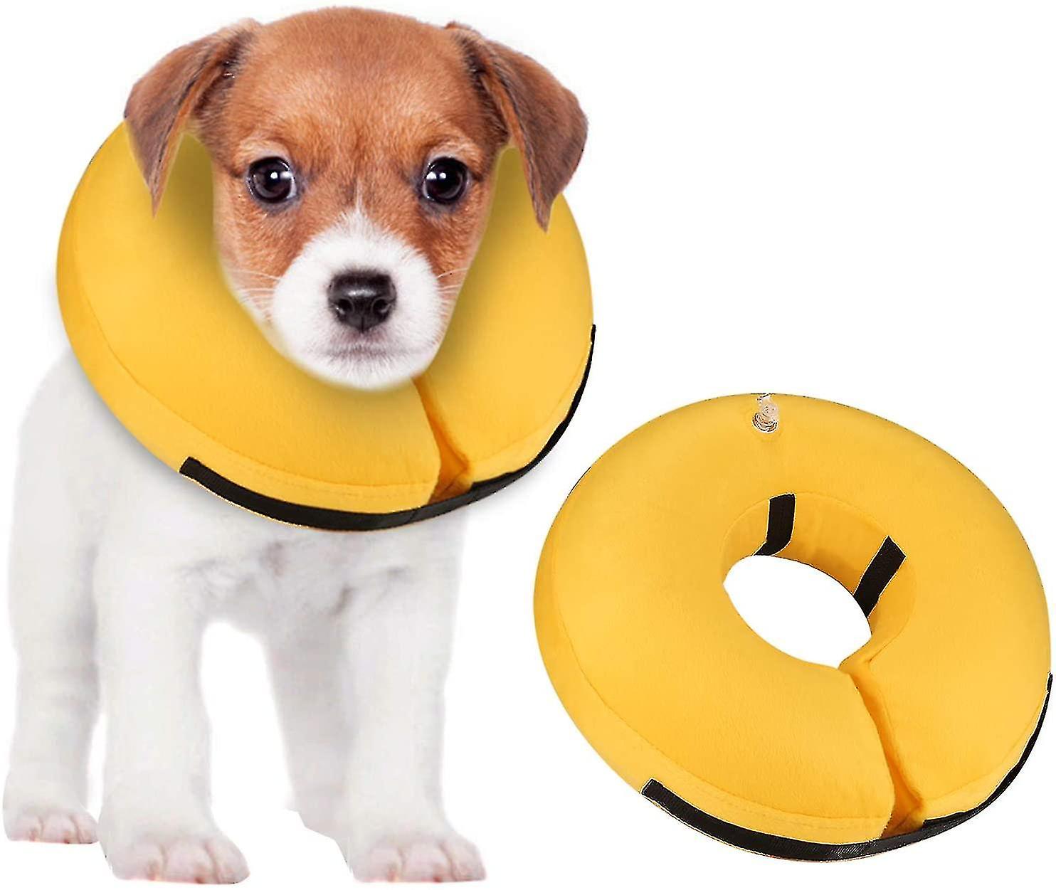 Recovery Collar For Dogs,soft Protective Inflatable Dog Cone Collar For After Surgery, Adjustable Elizabethan Collar For Small/medium/large Dog And Ca
