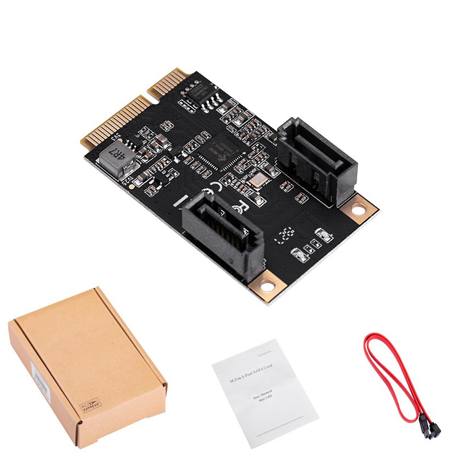 Internal 2 Port SATA III 6GB/S Mini Pci-E 3.0 Controller Card for Desktop SSD