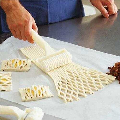 Baking Tool Dough Bread Cookie Pie Pizza Pastry Lattice Roller Cutter Craft
