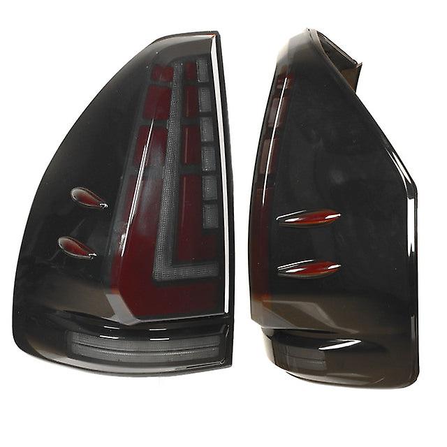 Car Led Tail Light Digital Theme Led Rear Lamp Abs Pmma Pc High Brightness Fast Moving Animation 1 Pair For Replacement