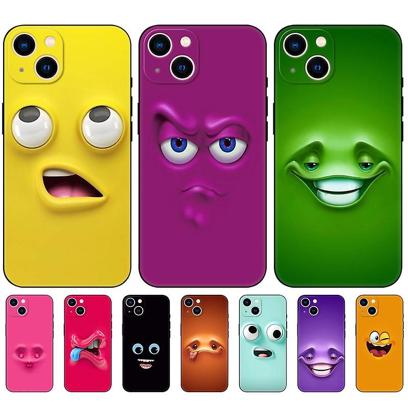 Funny face Emoji Funny Face Case for iPhone 15/14/13/12/11/pro/MAX