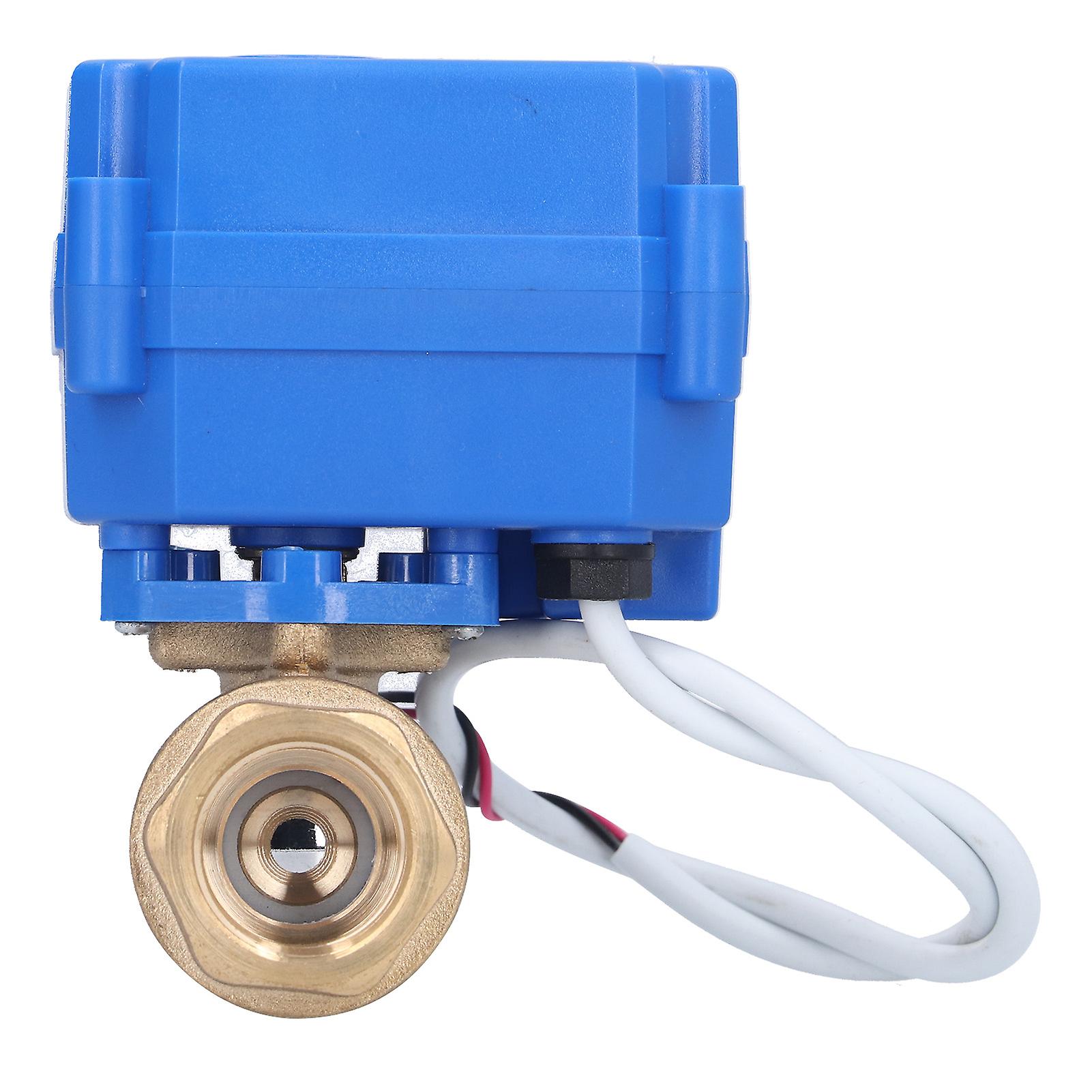 BSP Brass Electric Ball Valve Motorized Switch Mini DN15 1/2" DC12V Accessory