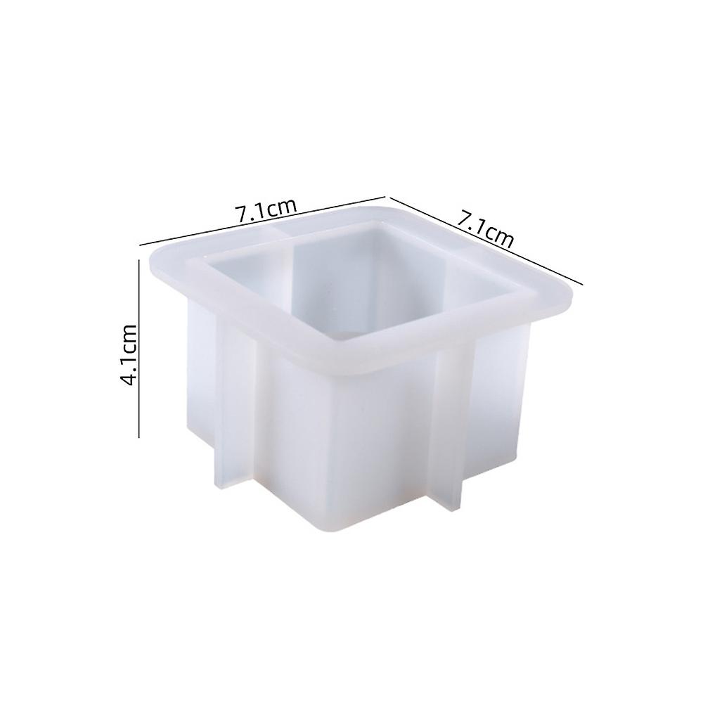 נר תה מחזיק סיליקון תבנית פמוט אפוקסי יציקת שרף מלאכה מלאכה