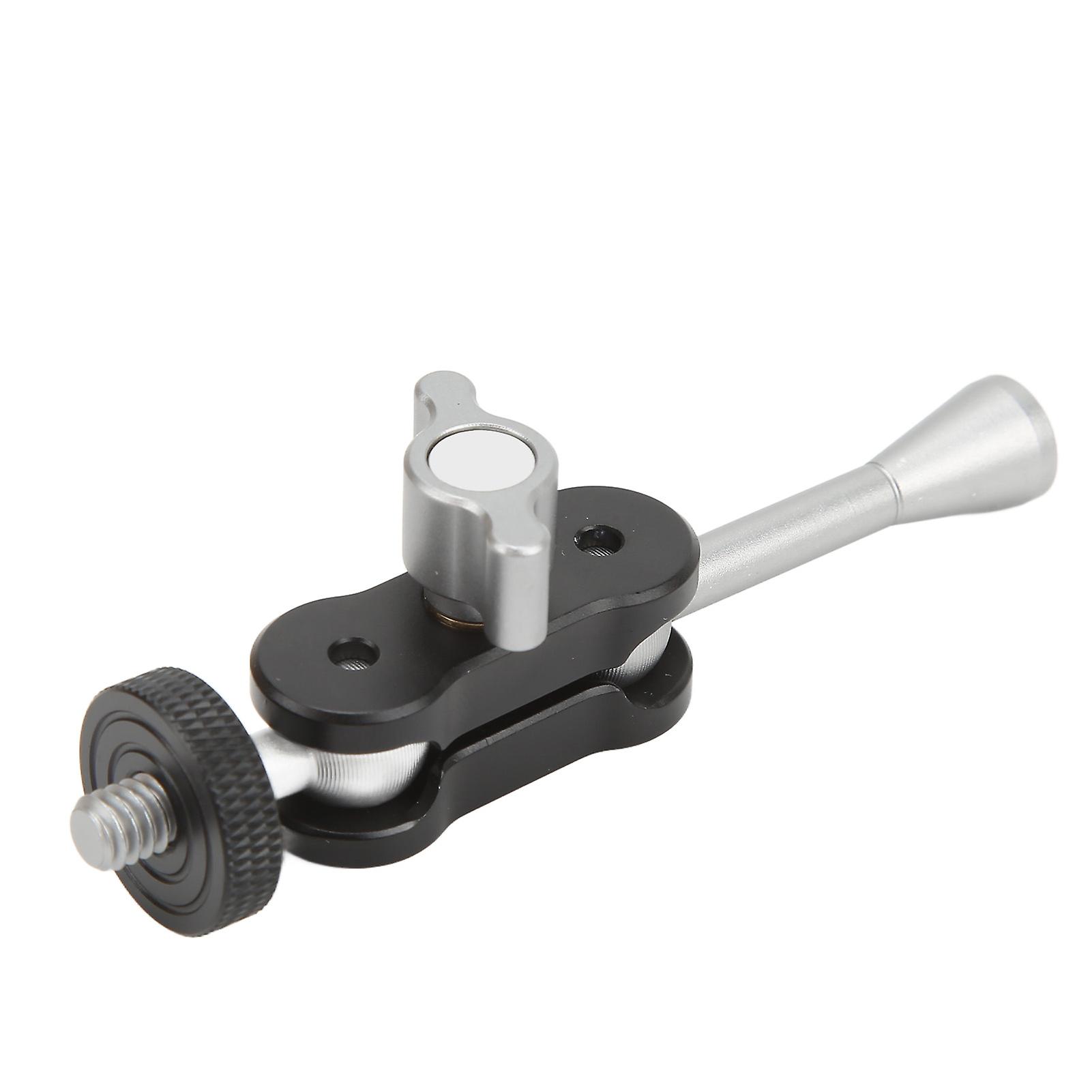 Camera Extension Mount Bar Universal Aluminium Alloy Camera Extend Bracket For Fill Light Live Microphone TM‑4 93mm 