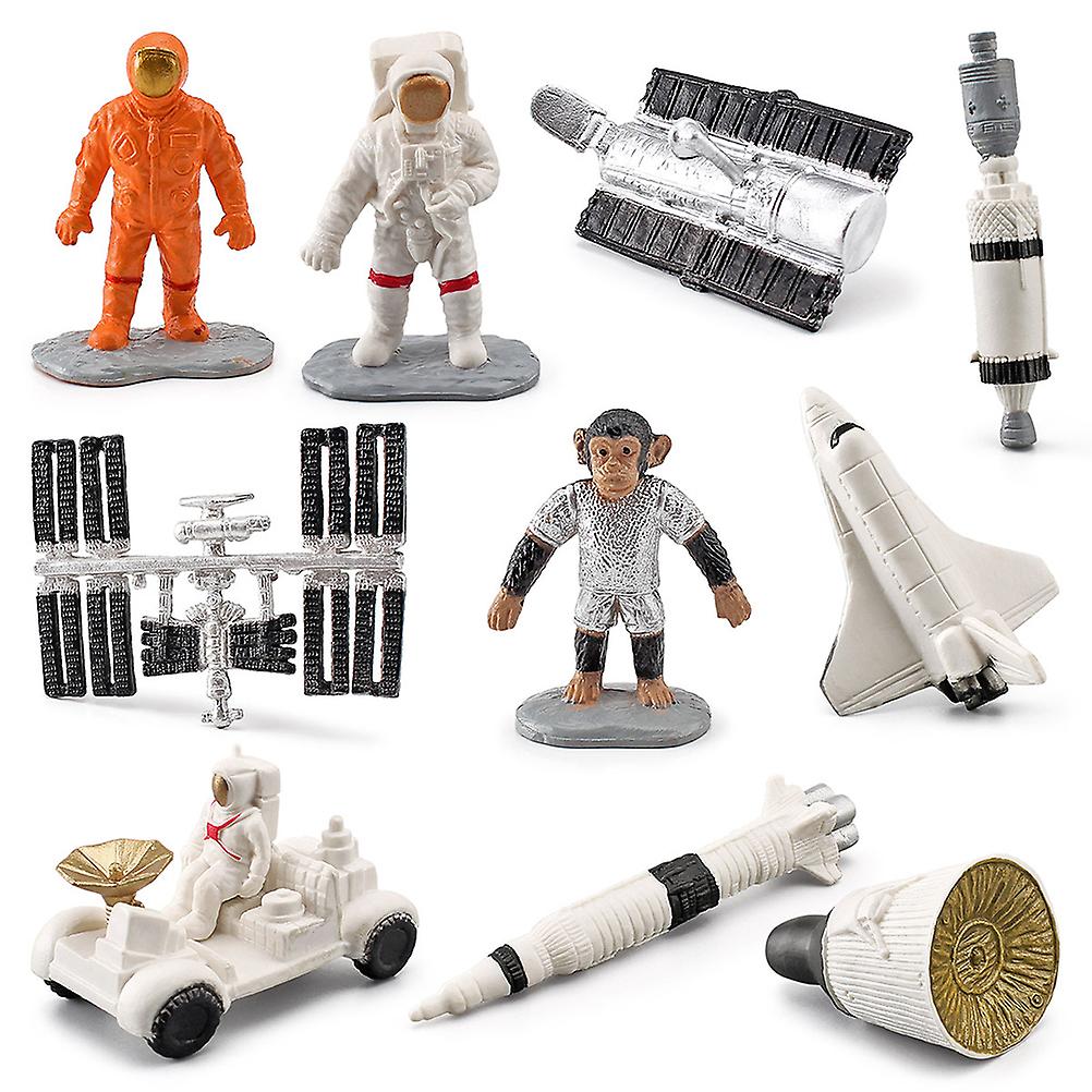 Astronaut Model Set - 10Pcs PVC Spaceman Toys