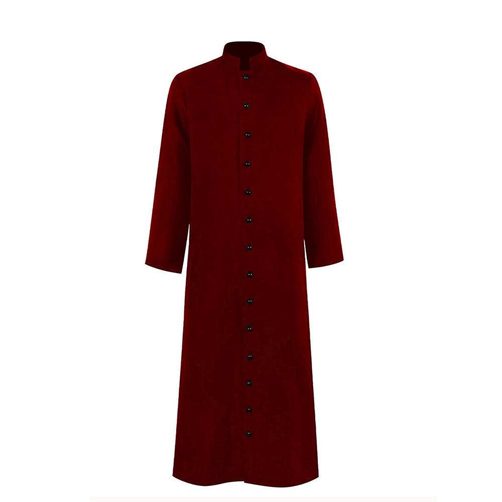 Simple Priest Robe Cosplay Suit for Men Soft Comfy Cosplay Show Costume for Carnivals Party