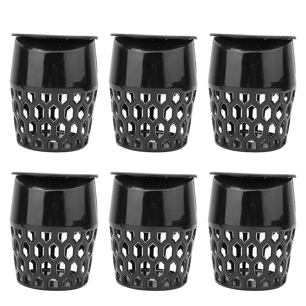 6PCS Plastic Durable Practical Billiard Tool Home Entertainment Billiard Ball Storage Pocket Pool Table Accessories16CM