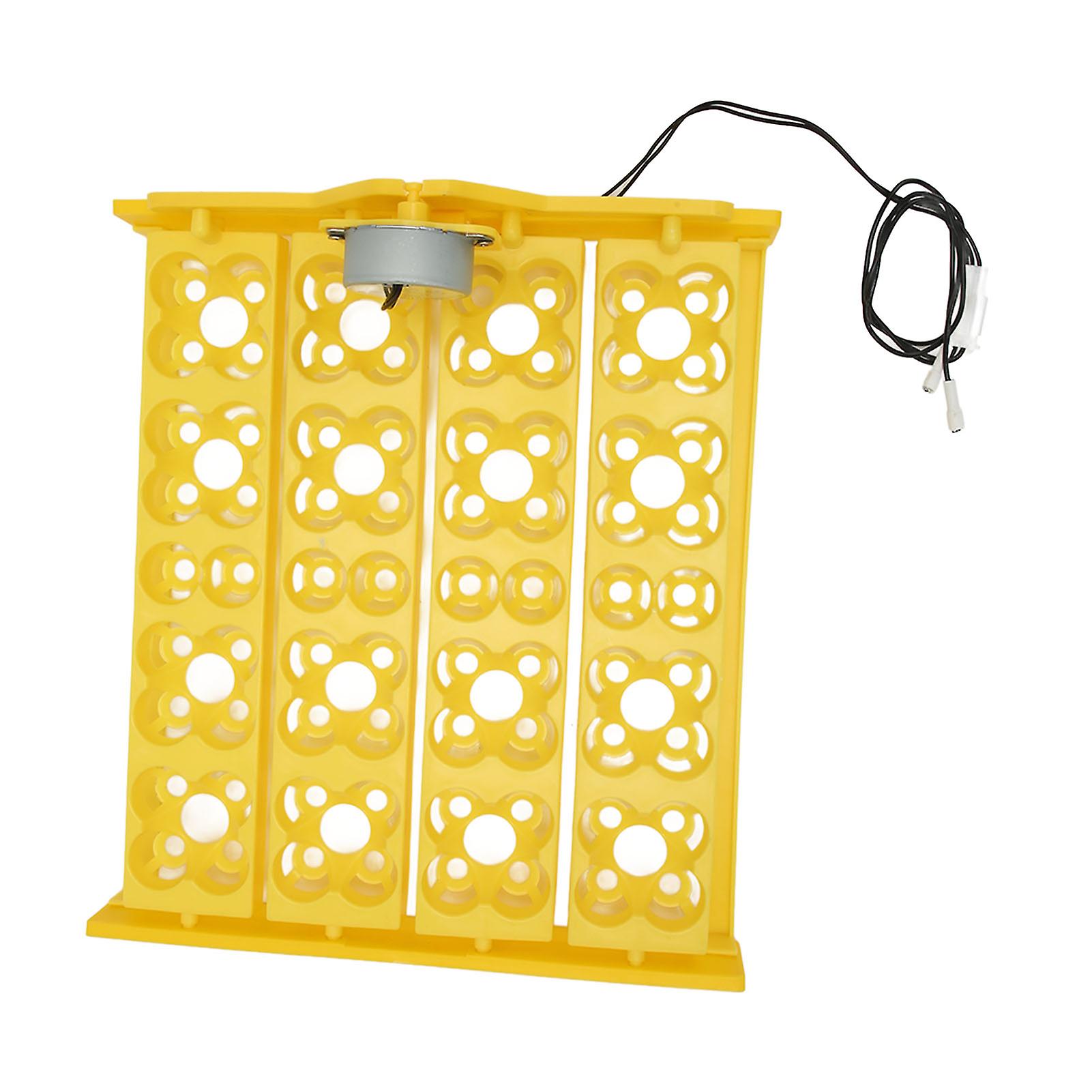 Egg Turning Tray Multifunction Automatic Egg Turner Incubator Tray for 16 Duck Eggs 16 Eggs 72 Quail Eggs Incubation AC110V 
