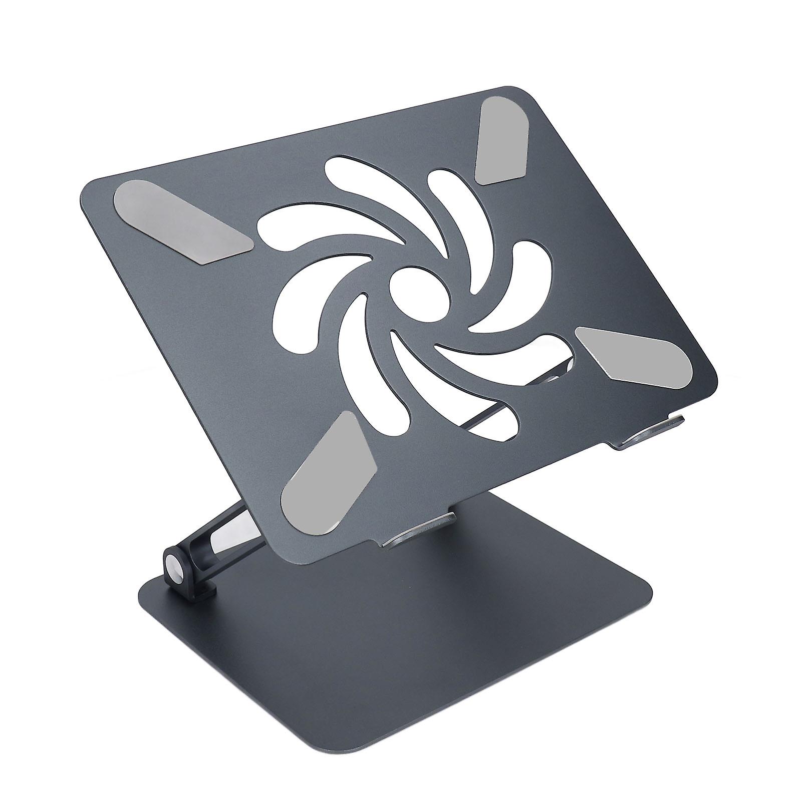 Desk Computer Stand Holder Aluminum Alloy Foldable Adjustable Height Laptop Cooling Bracket for Laptop Notebook Tablet 