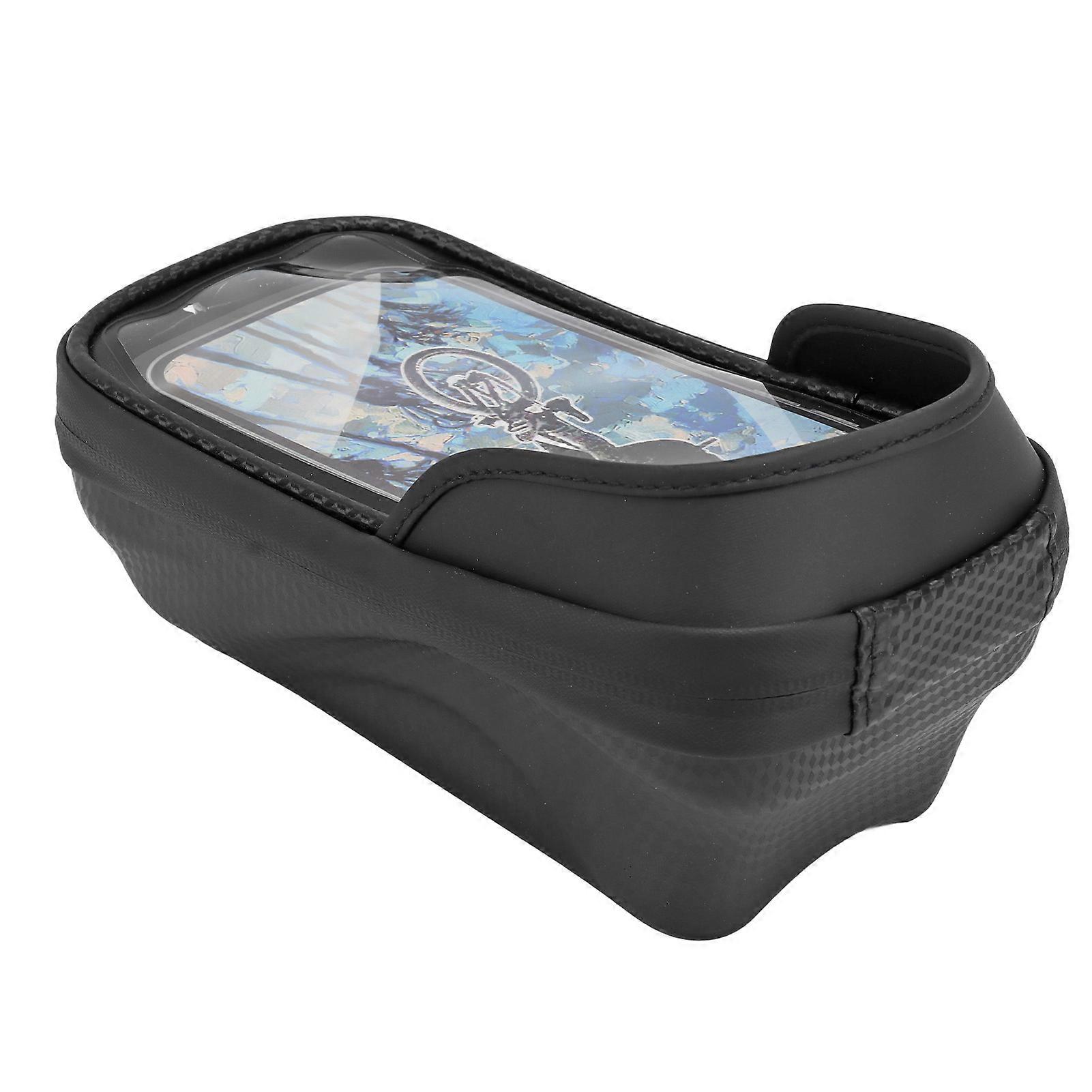 Waterproof Shockproof Bike Front Frame Bag with Touch Screen Mount