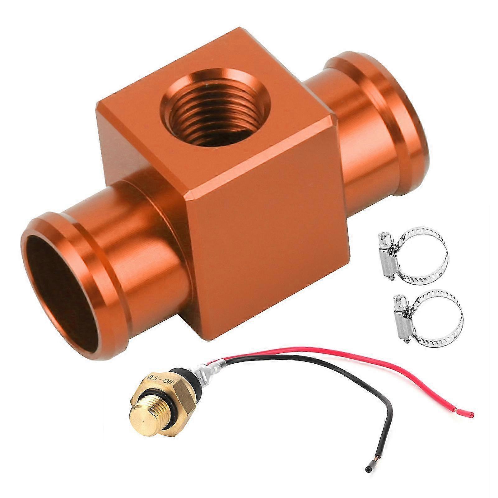 Thermostat Temp Switch Radiator Coolant Fan Temp Sensor for Motorcycle ATV Off Road Vehicle(Orange )