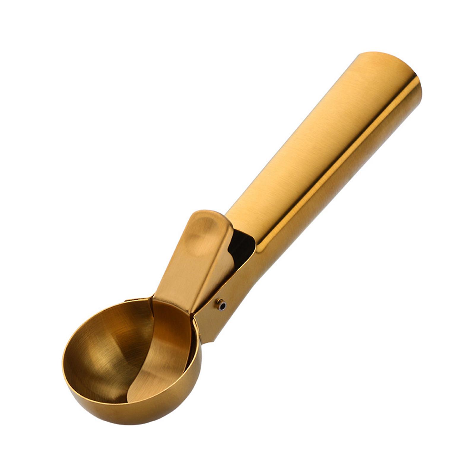 Ice Cream Scoop Stainless Steel Ice Cream Scoop with Triggers Non-Stick Scoop