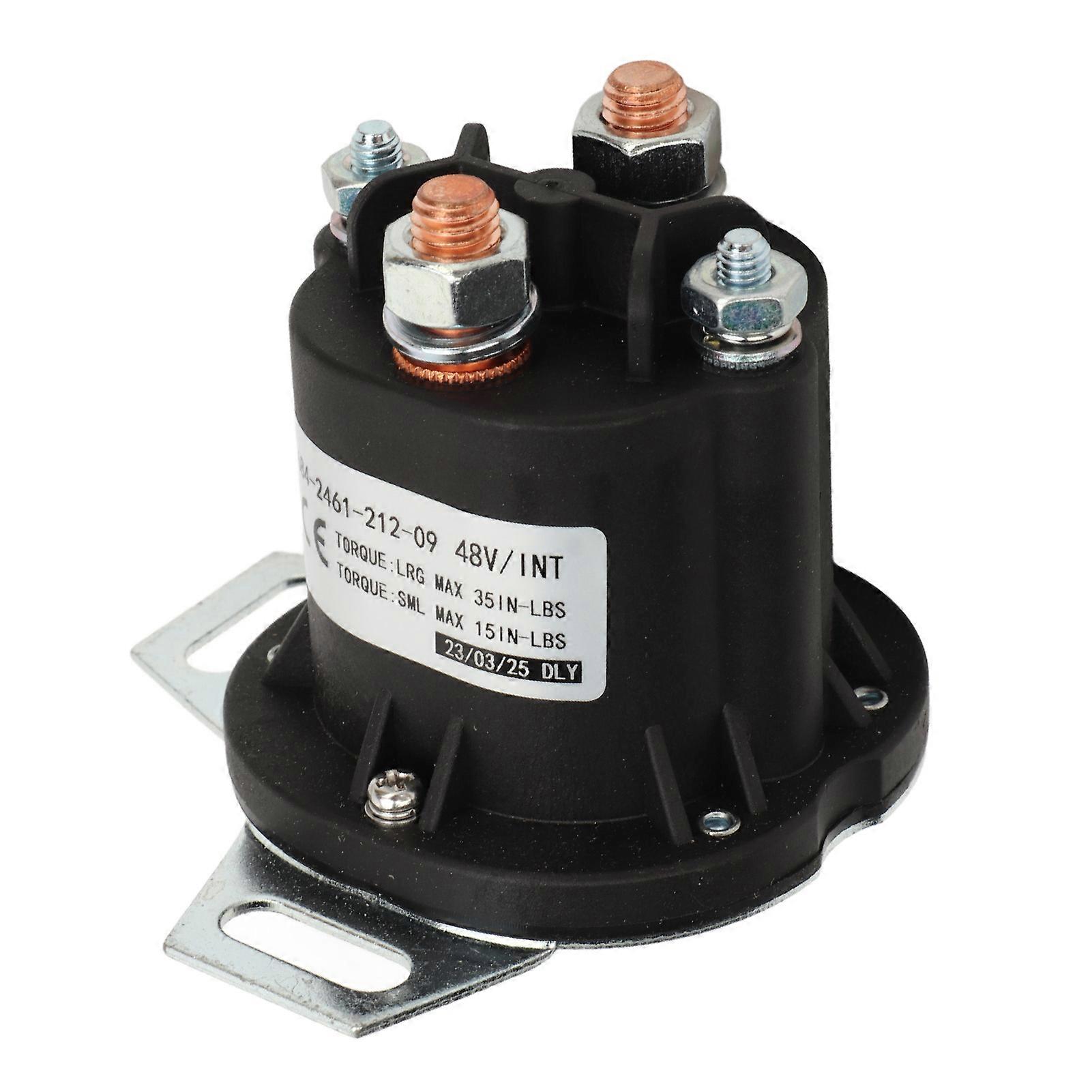 Solenoid Valve 48V 150A 649373 Replacement for E‑Z‑GO RXV Electric Carts 2008 Up to Now 