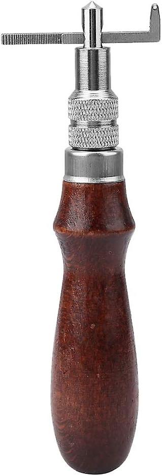 Professional Leather Working Tool Adjustable Seam Groover Crease Edge Skiving Leather Tool for DIY Leather Artwork