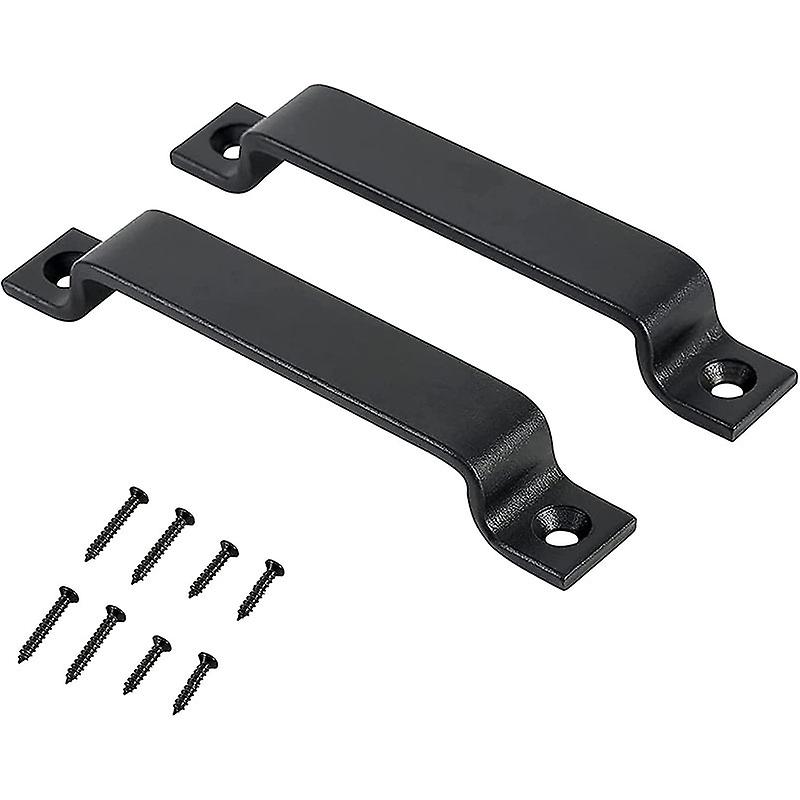 Barn Door Hle | Solid Black Steel or Stainless Sliding Screws