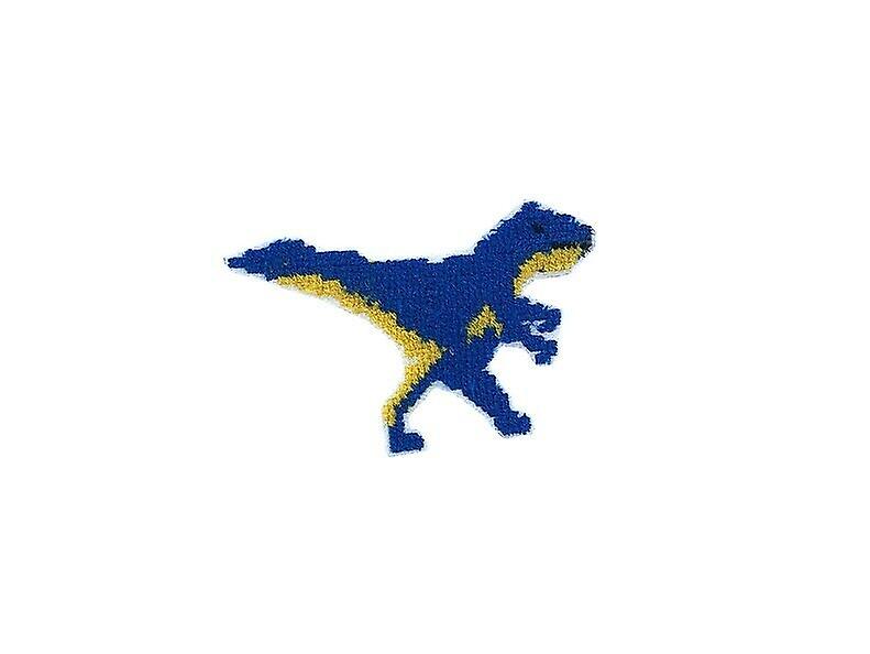 Patch ecusson embroidery thermosticking badge dinosaur pixel embroidery