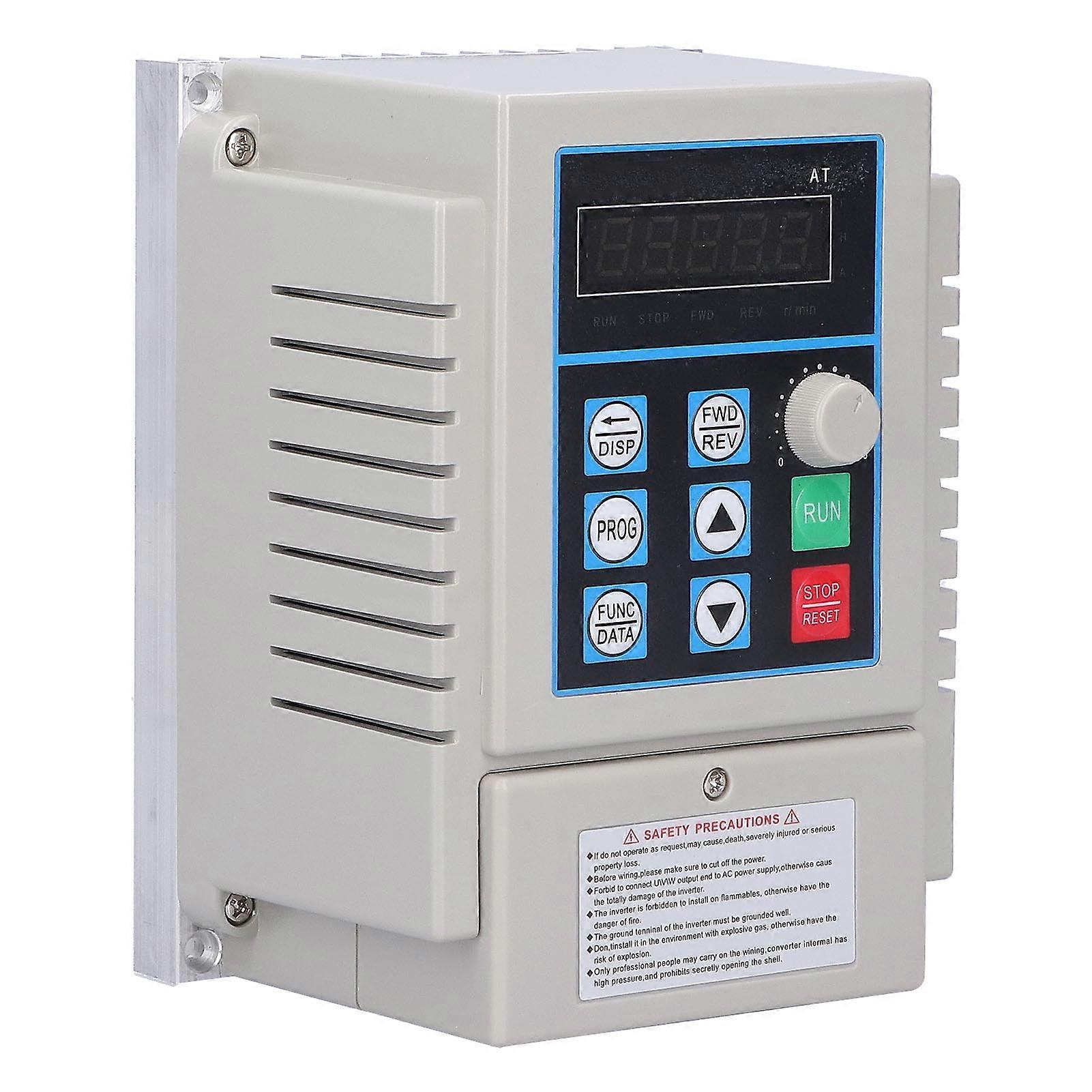 Inverter Speed Regulator SinglePhase Input Variable Frequency for 3 Phase Motor 220V 750W