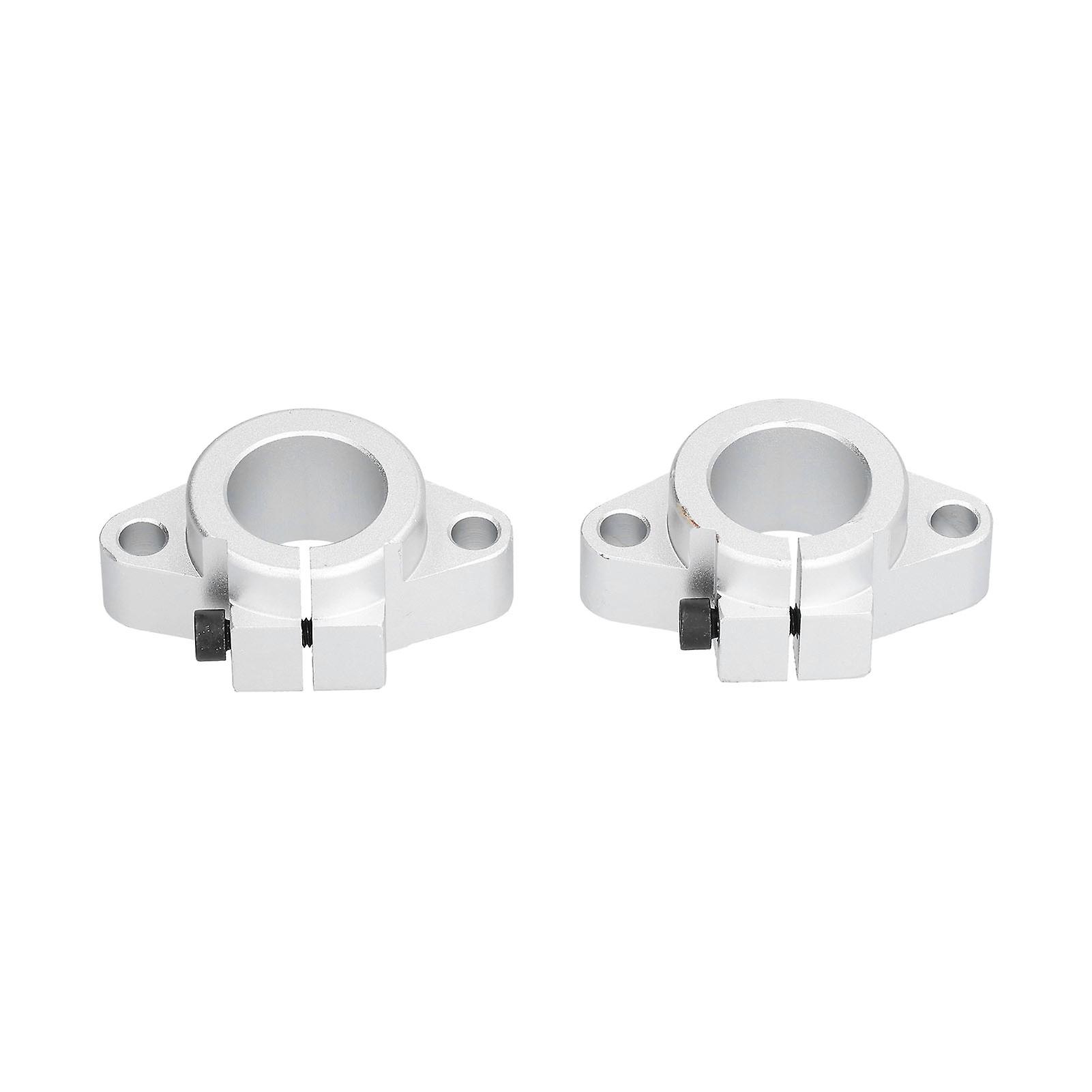 2Pcs Rod Rail Guide Support Improve Machine Efficiency Save Energy Anti Rust Durable Easily Replace Linear Rail Support