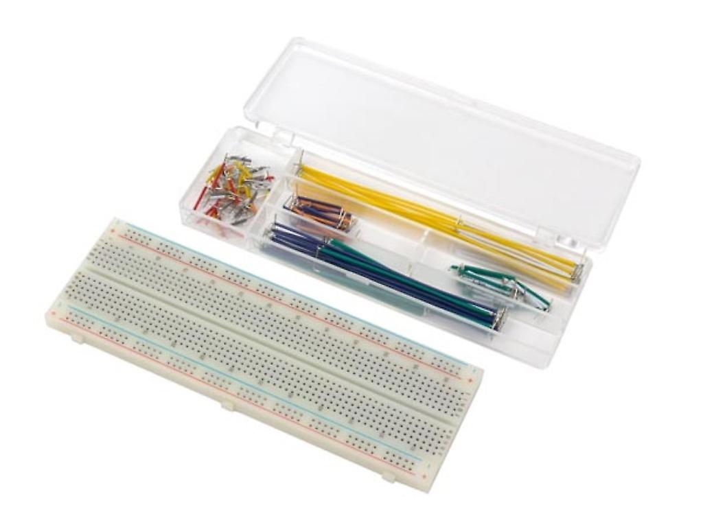 Solderless Breadboard - 830 holes + jumper wires - 140 pcs