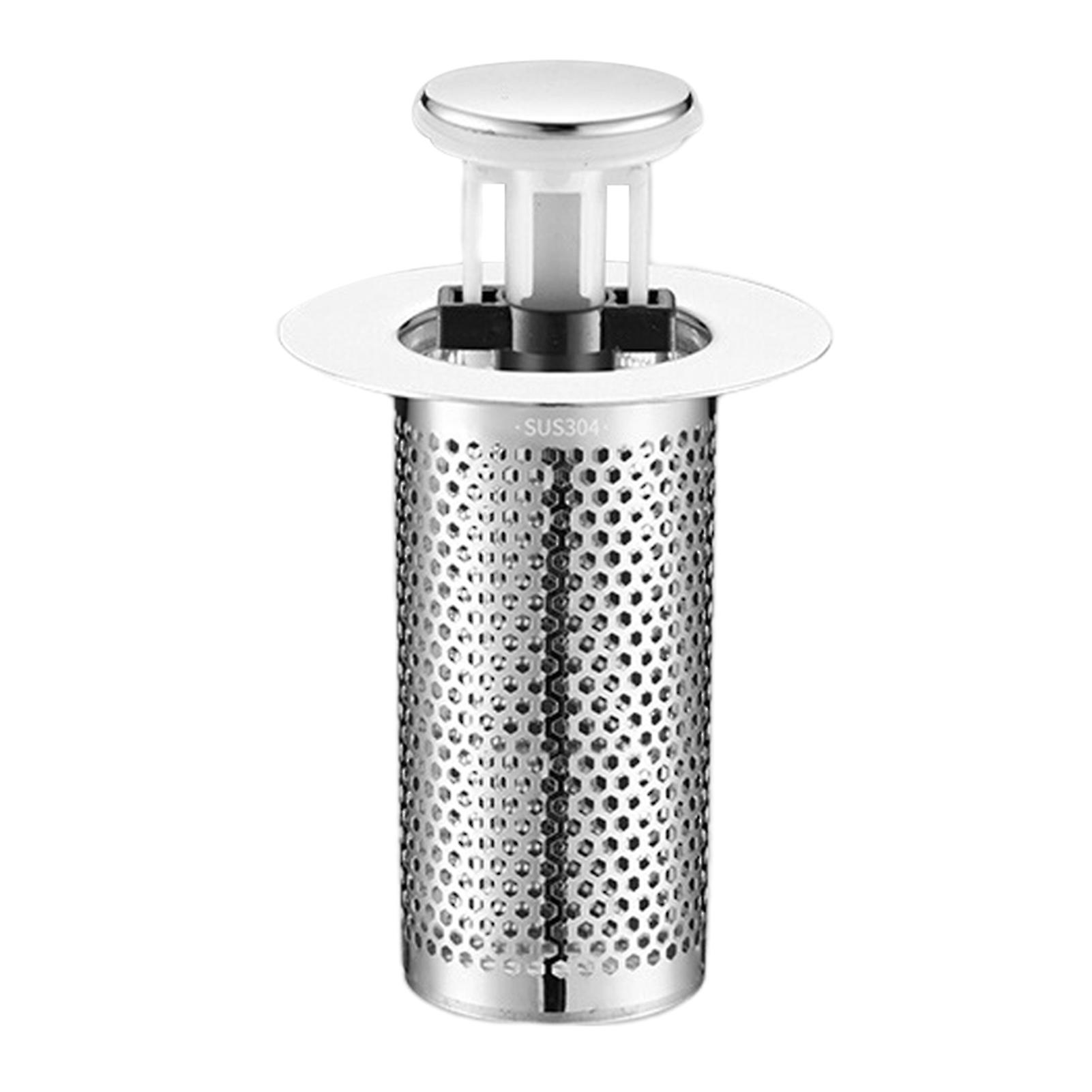 Bouncing Strainer Filter for Washbasin Multi-hole Reusable Sewer Drain Cover for Washroom