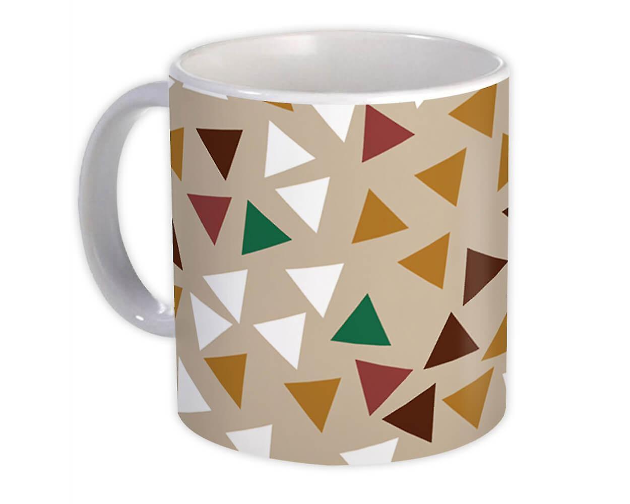 Gift Mug: Triangles Pastel
