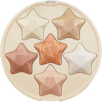 Svedtæt Shimmer Highlighter Powder Palette - forbedrer ansigtstræk, langvarig makeup til dating, rejser, hjem, arbejde - 60 nuancer