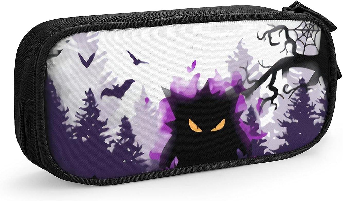 يونيني أنيمي Gengar ليلة مسمومة لطيف مقلمة القضية، كبير قلم رصاص الحقيبة المنظم Pencase قلم رصاص مربع SAOE019503