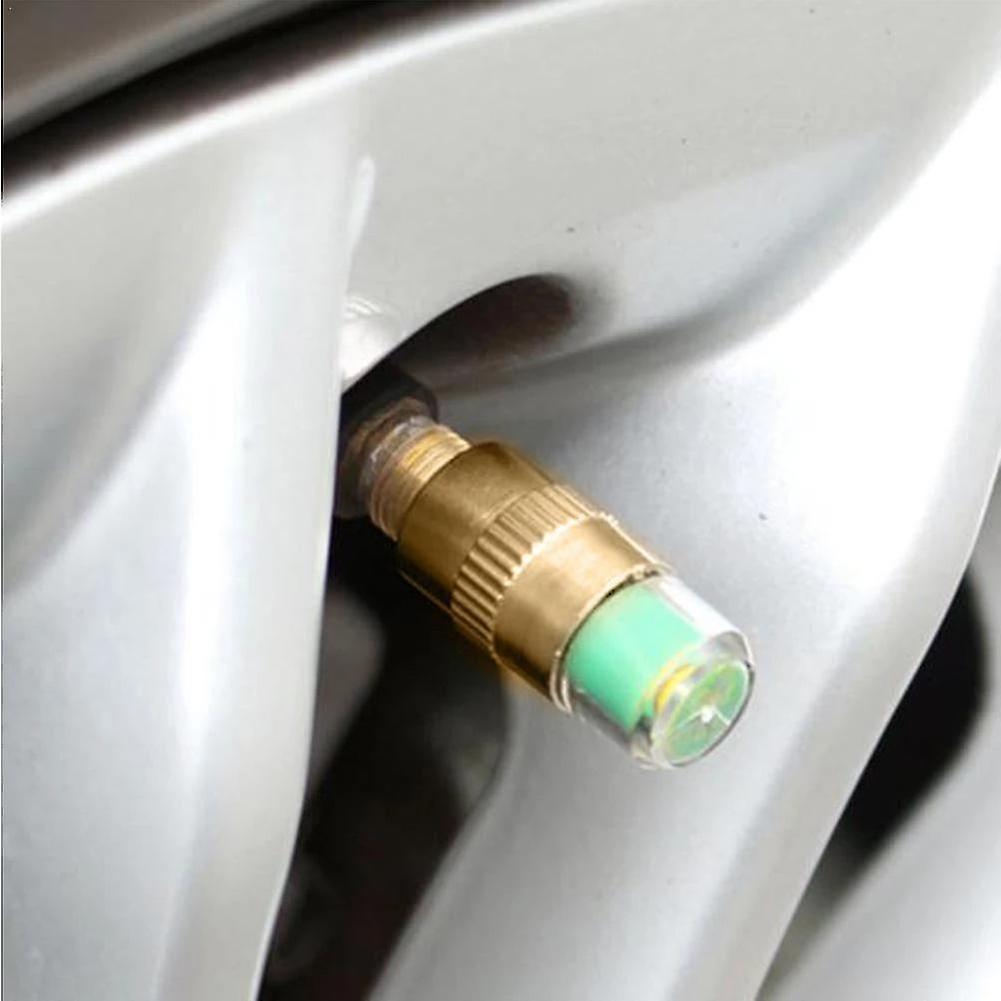 1pc/4pcs Car Tire Pressure Valve Nozzle, Tire Pressure Monitor, Outer Vacuum Pressure Detection