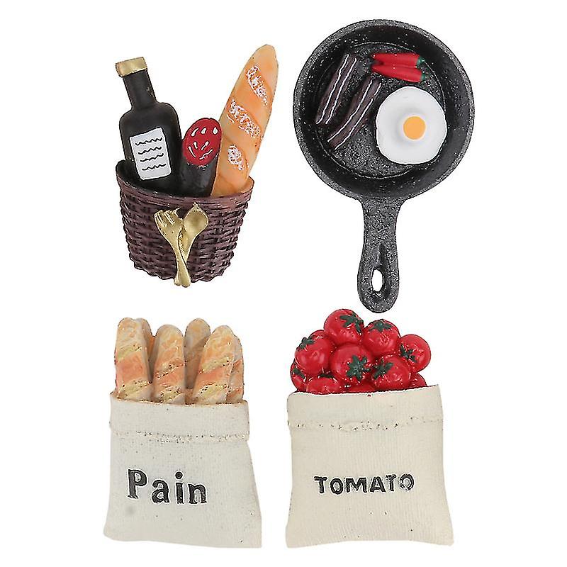 4pcs Refrigerator Magnetic Sticker